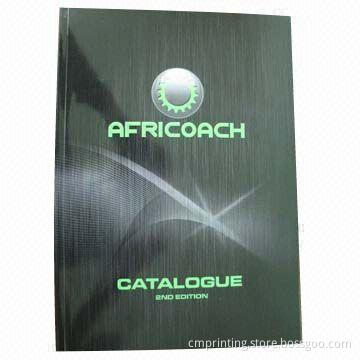 Softcover book printing, full-color, 80gsm paper, embossed on front cover